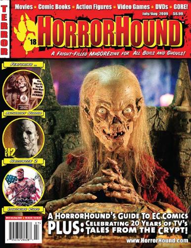 HORRORHOUND magazine side cover Issue 18 July/August 2009