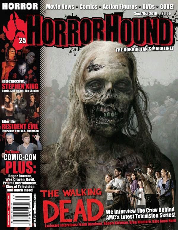 HORRORHOUND magazine side cover Issue 25 September/October 2010