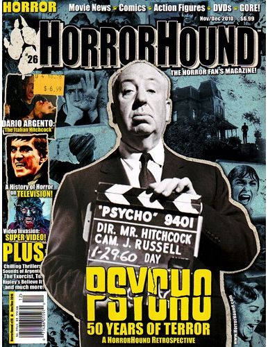 HORRORHOUND magazine side cover Issue 26 November/December 2010