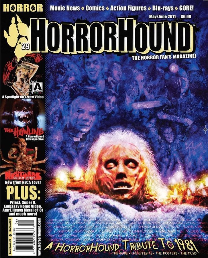 HORRORHOUND magazine side cover Issue 29 May/June 2011