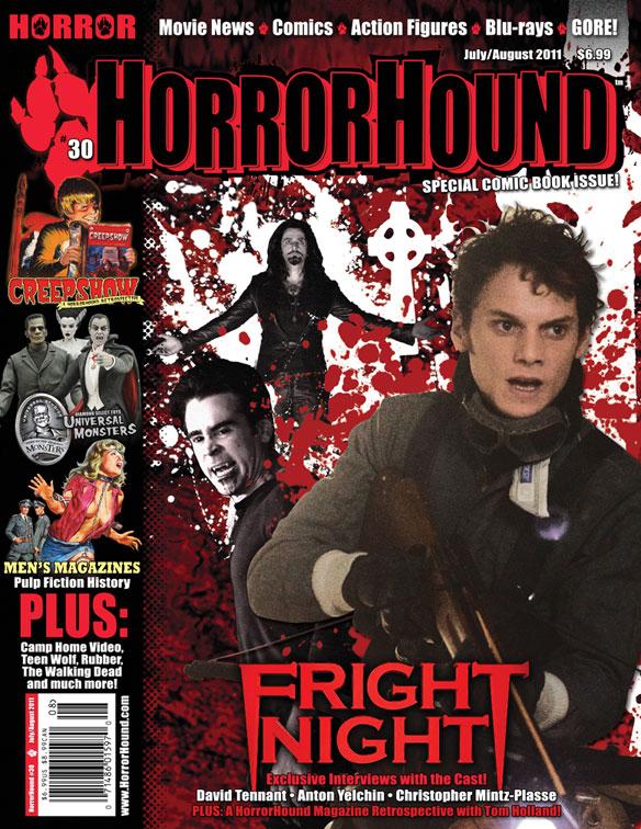 HORRORHOUND magazine side cover Issue 30 July/August 2011