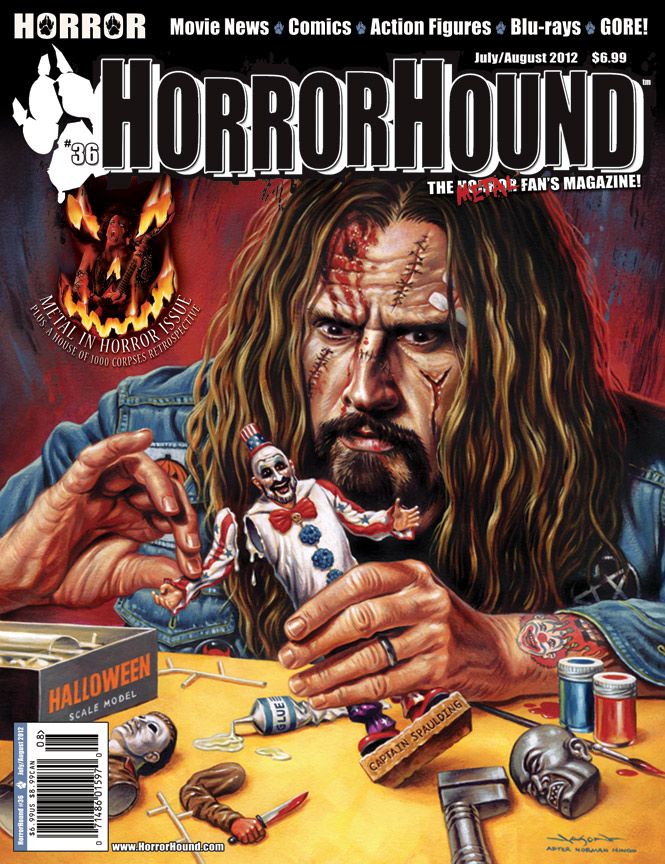 HORRORHOUND magazine side cover Issue 36 July/August 2012