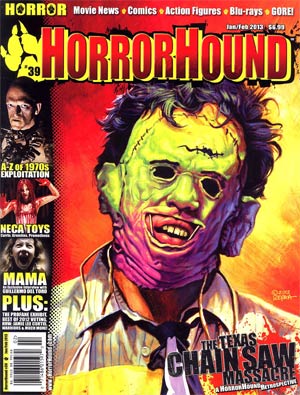 HORRORHOUND magazine side cover Issue 39 January/February 2013