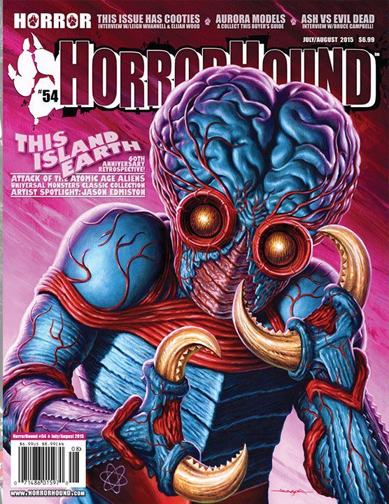 HORRORHOUND magazine side cover Issue 54 July/August 2015