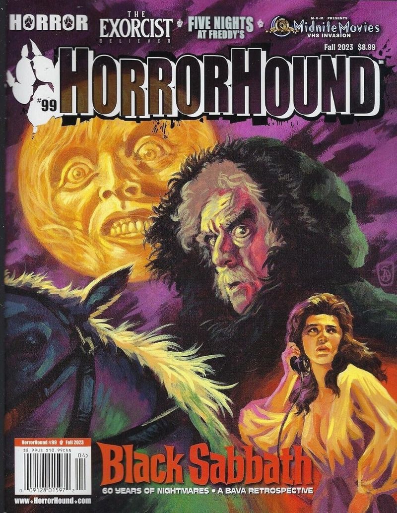 HORRORHOUND magazine side cover Issue 99 Fall 2023
