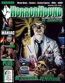 HORRORHOUND magazine side cover  Special # 3 Cincinnati Convention November 2010