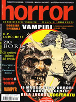 HORROR LA RIVISTA DELL INSOLITO magazine side cover Issue 1 May/June 2003