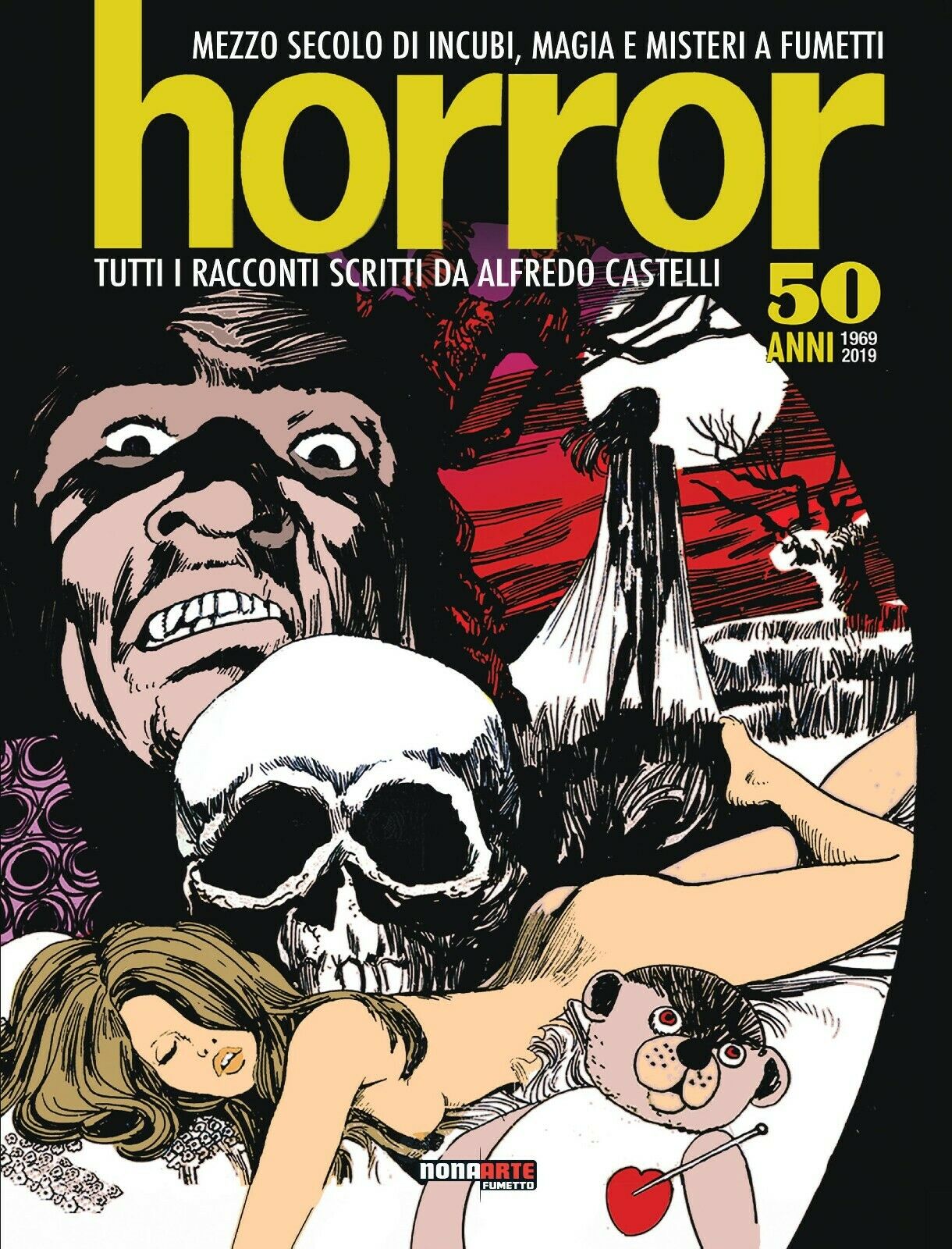 HORROR (It) magazine side cover Issue 1   1969