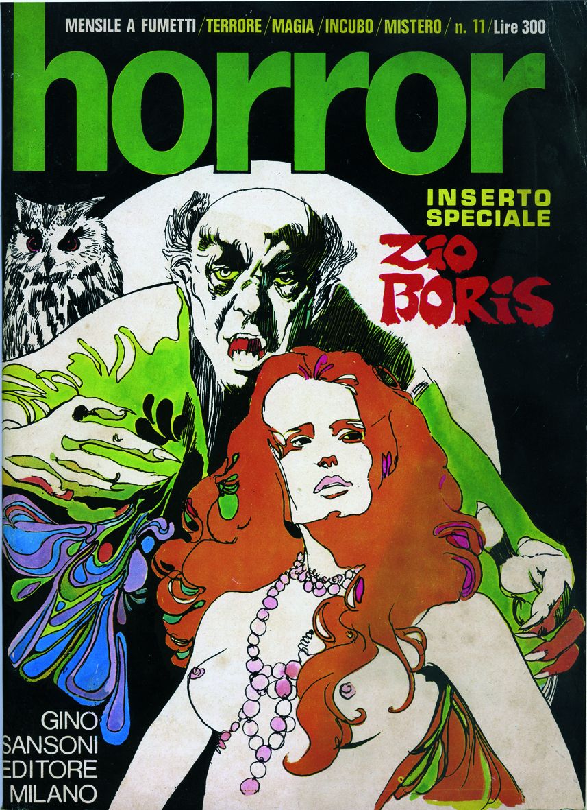 HORROR (It) magazine side cover Issue 11   1970