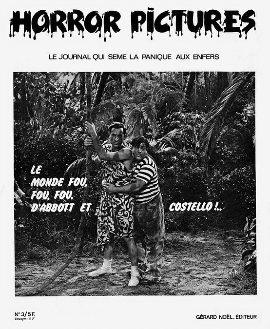 HORROR PICTURES magazine side cover Issue 3 September 1975