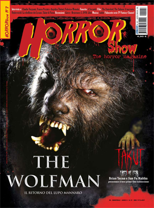 HORROR SHOW magazine side cover Issue 7  