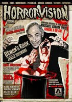 HORRORVISION magazine side cover Issue 10  2014