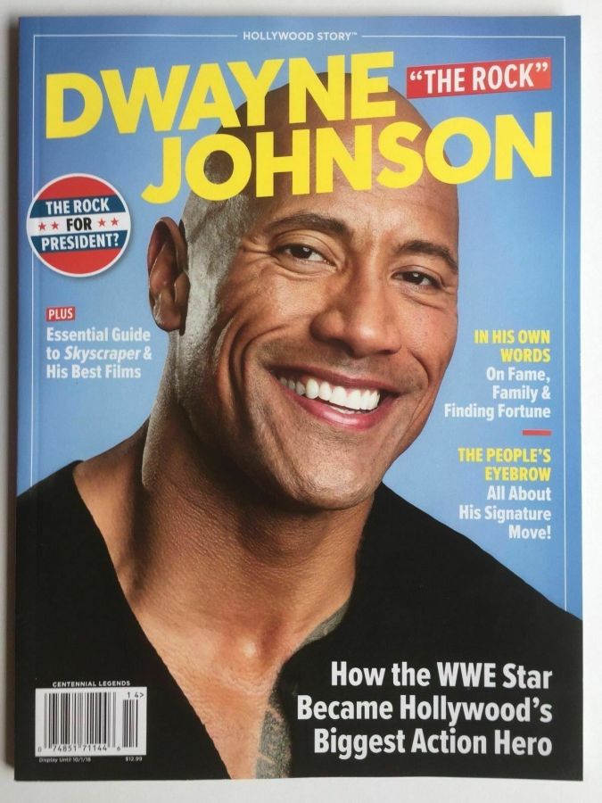HOLLYWOOD STORY magazine side cover  October 2018