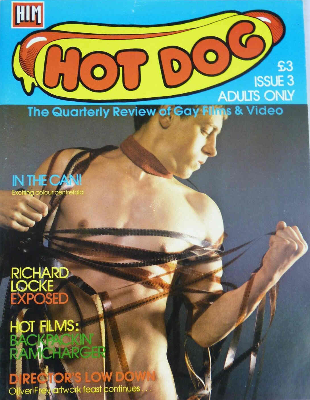 HOT DOG magazine side cover Issue 3  1981