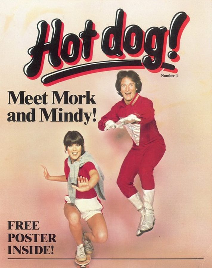 HOT DOG! magazine side cover Issue 1  1979