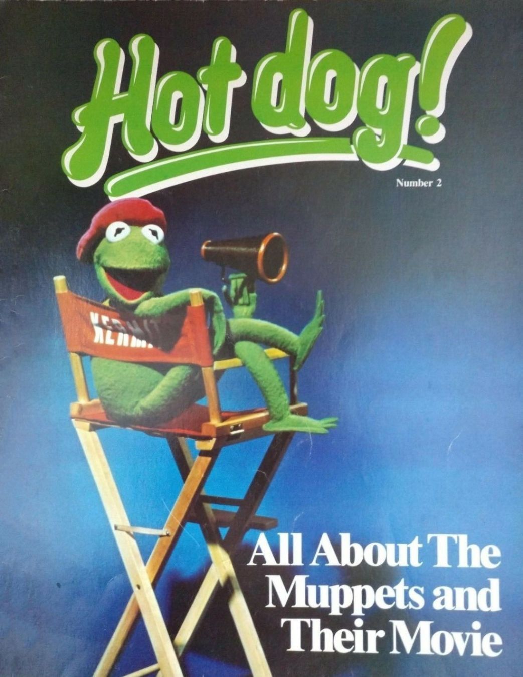 HOT DOG! magazine side cover Issue 2  1979