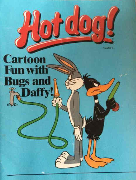 HOT DOG! magazine side cover Issue 4  1980