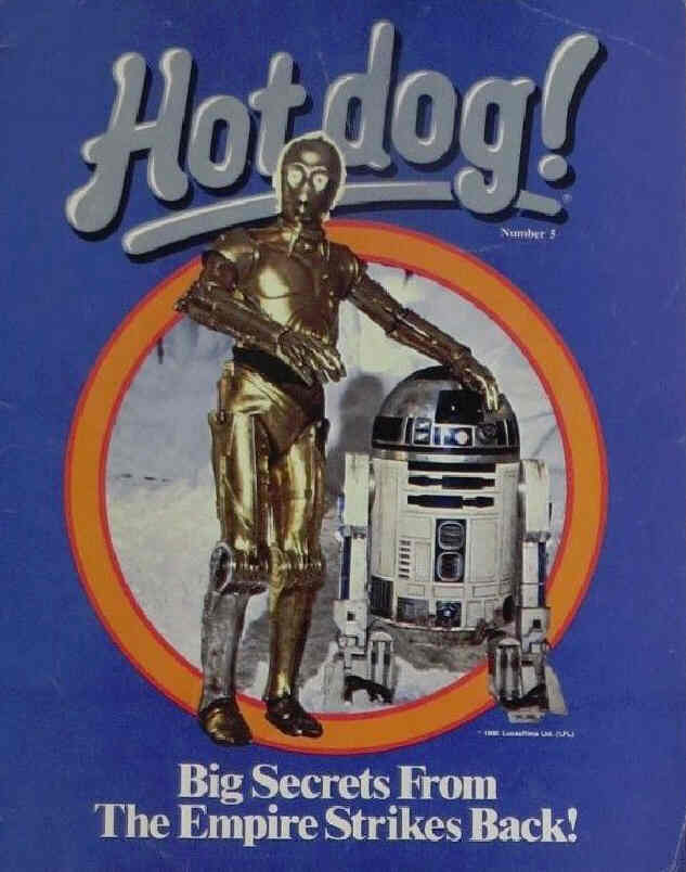 HOT DOG! magazine side cover Issue 5  1980