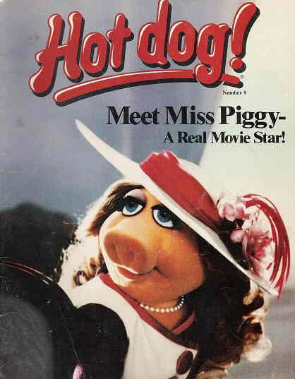 HOT DOG! magazine side cover Issue 9  1981