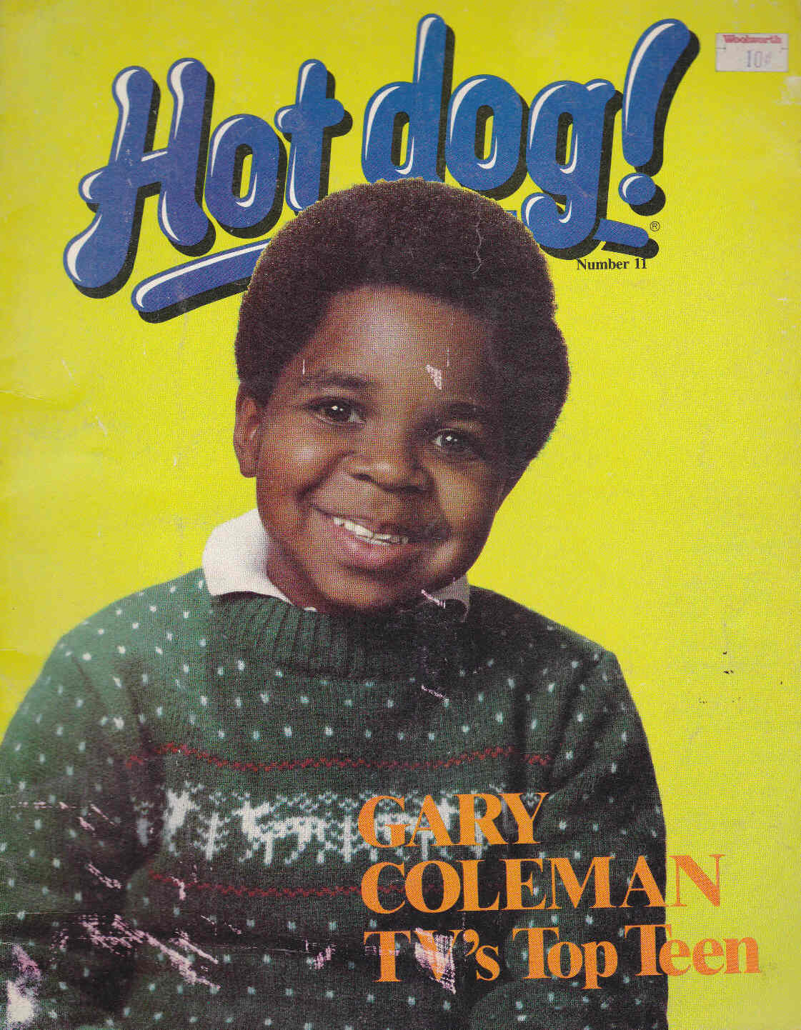 HOT DOG! magazine side cover Issue 11  1982