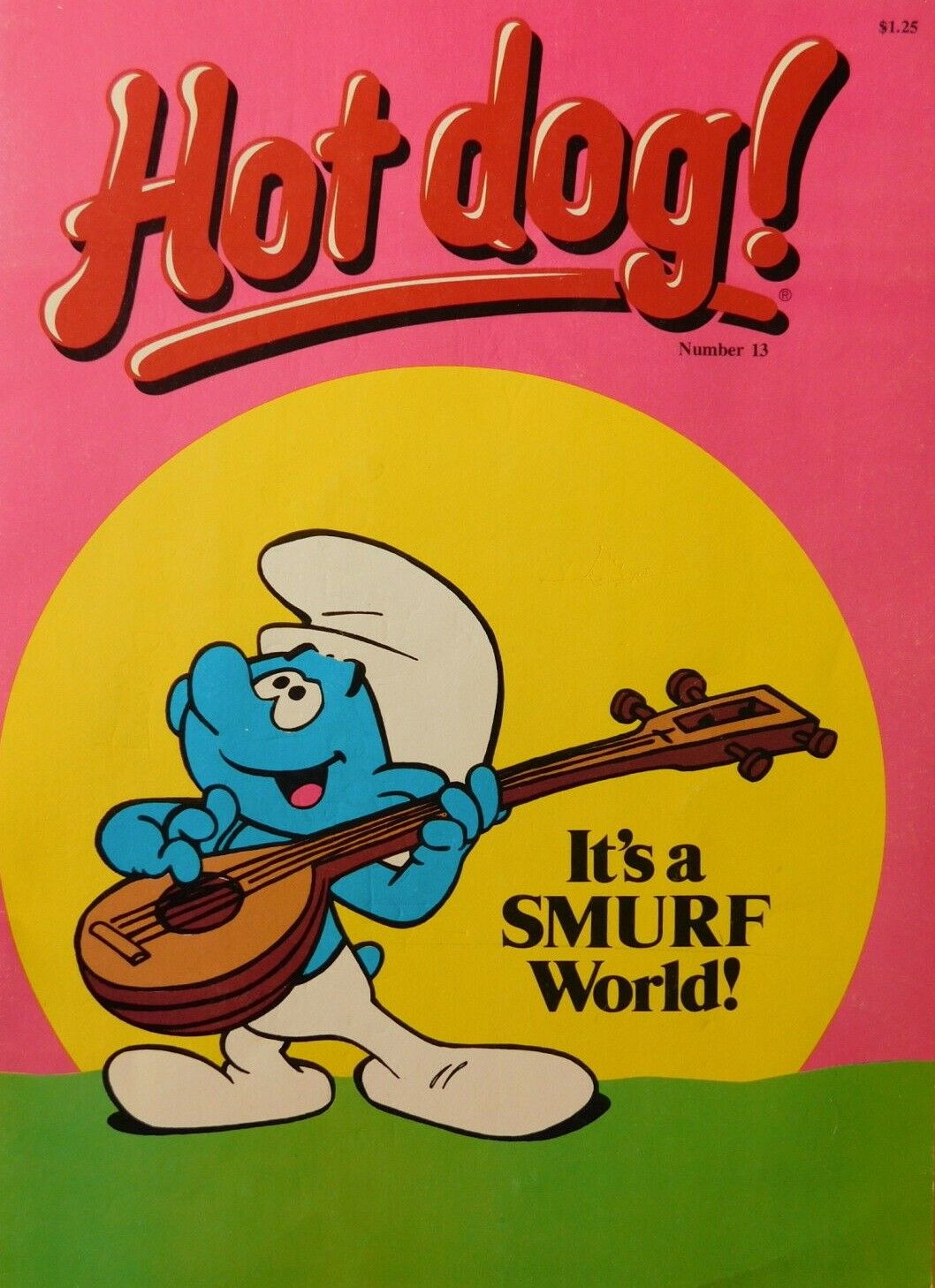 HOT DOG! magazine side cover Issue 13  1982