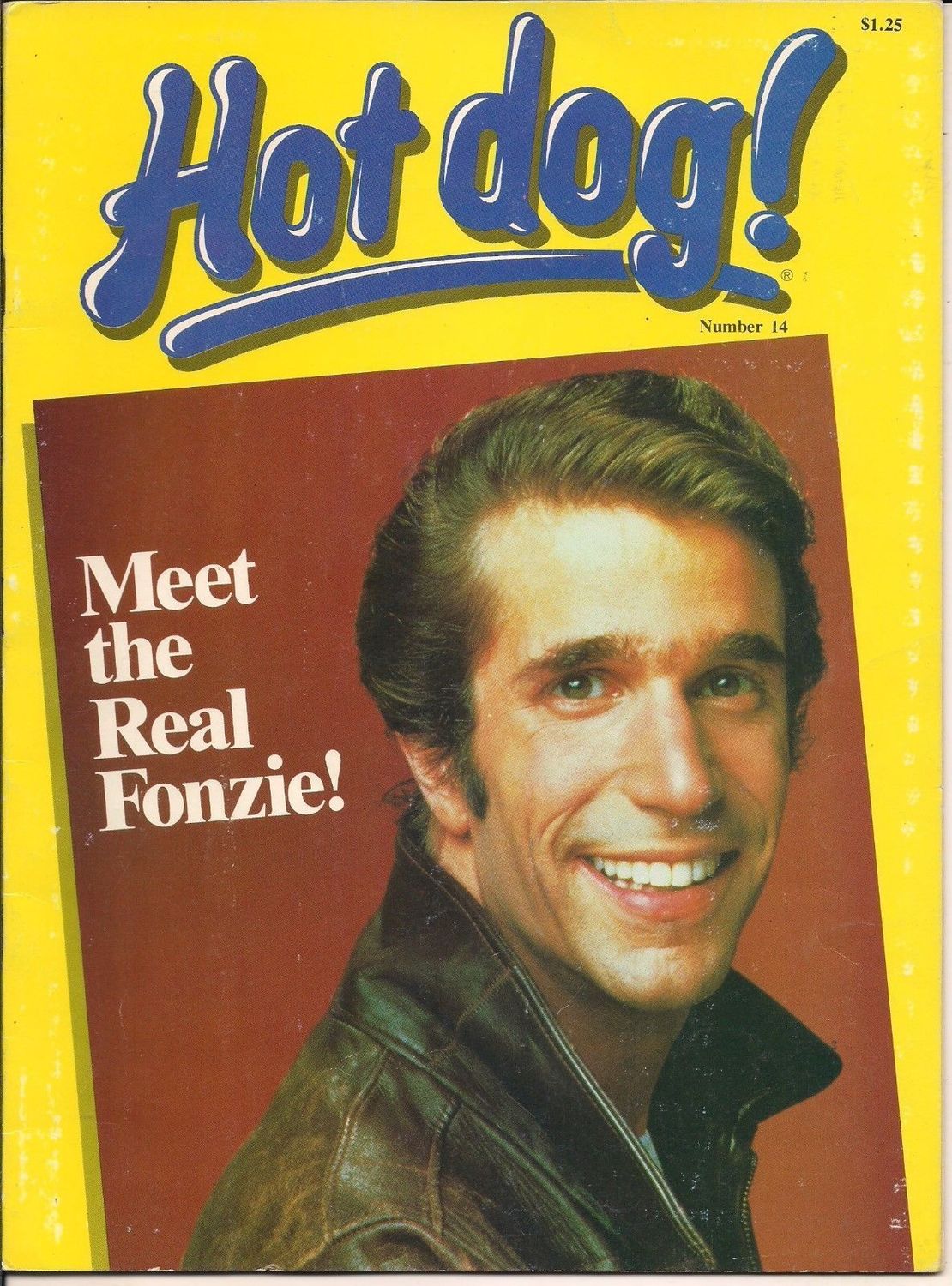 HOT DOG! magazine side cover Issue 14  1982