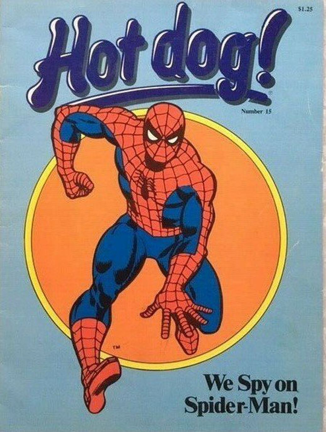 HOT DOG! magazine side cover Issue 15  1982