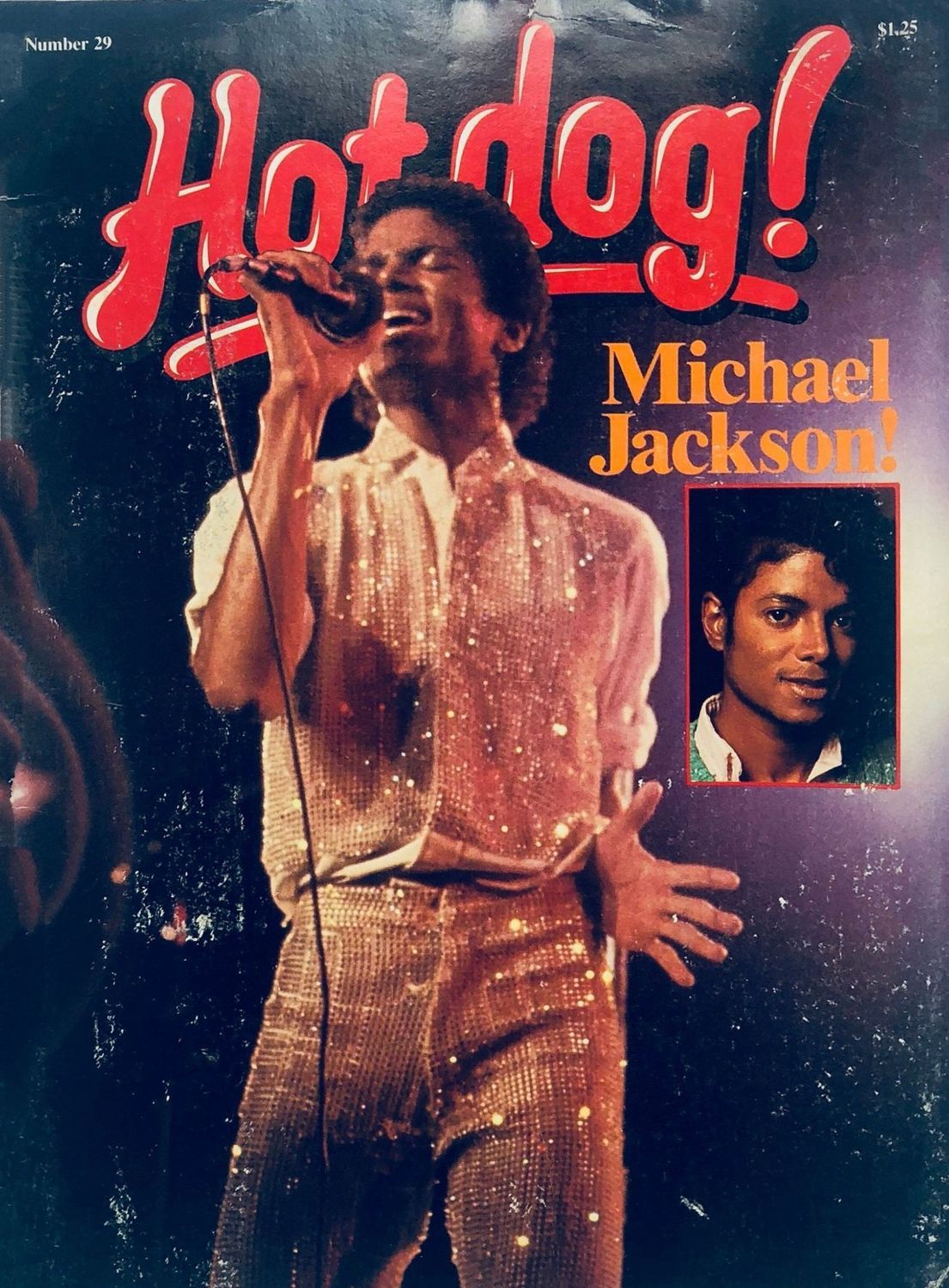 HOT DOG! magazine side cover Issue 29  1984