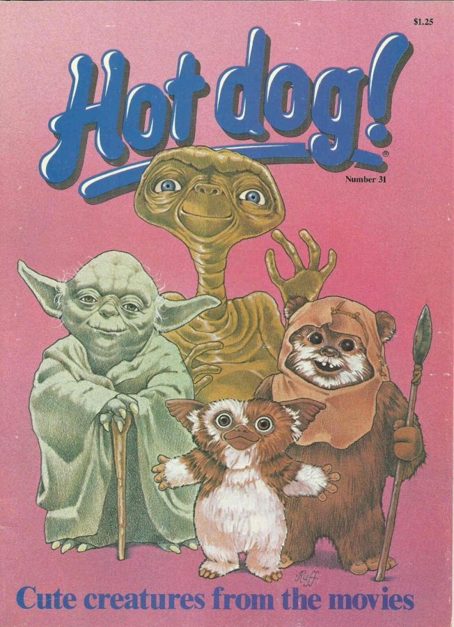 HOT DOG! magazine side cover Issue 31  1984