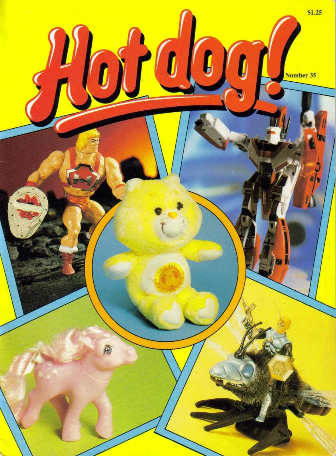 HOT DOG! magazine side cover Issue 35  1985