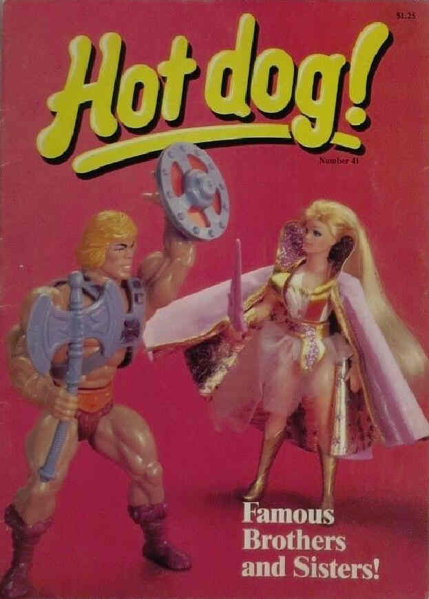 HOT DOG! magazine side cover Issue 41  1986