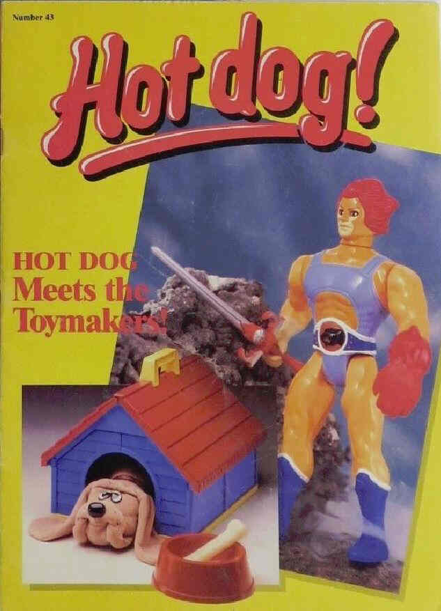 HOT DOG! magazine side cover Issue 43  1987