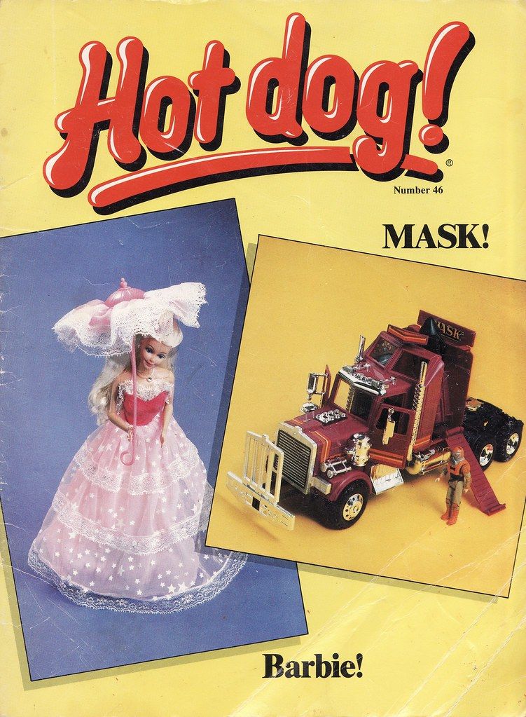 HOT DOG! magazine side cover Issue 46  1987