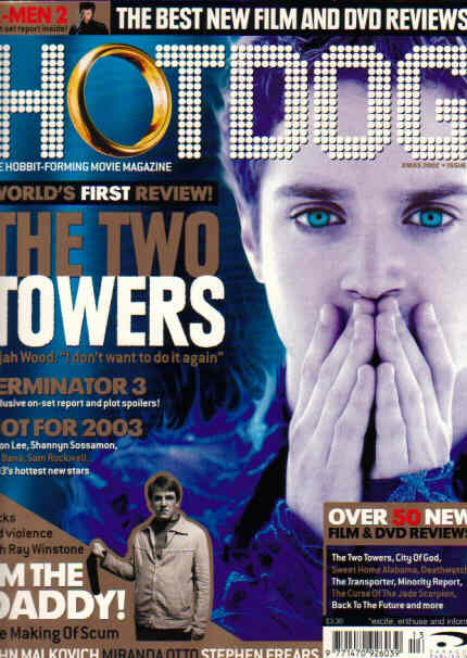 HOTDOG magazine cover Issue 31 Christmas 2002