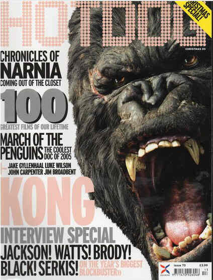 HOTDOG magazine cover Issue 70 Christmas 2005
