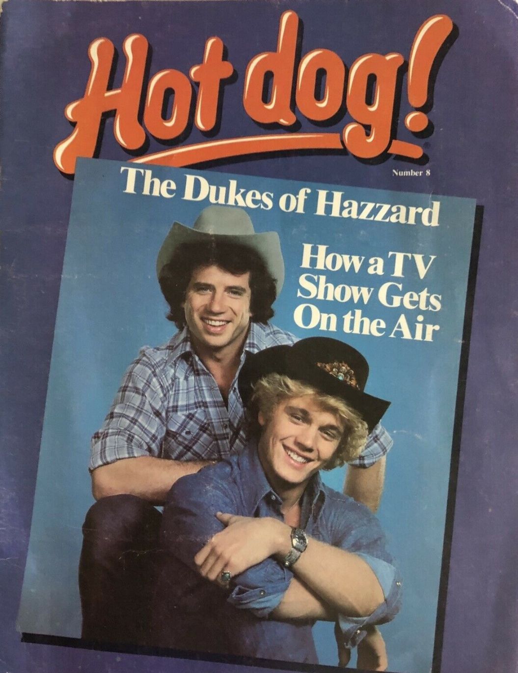 HOT DOG! magazine side cover Issue 8   1981