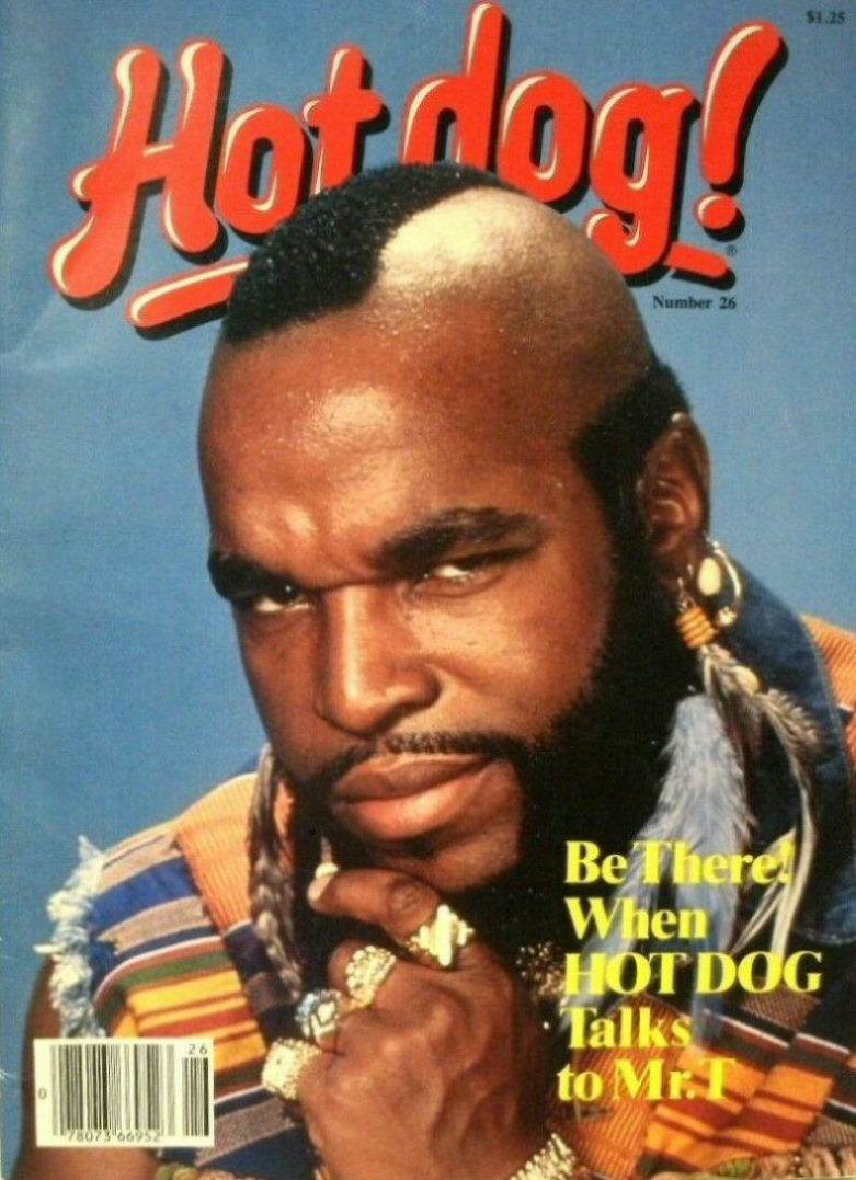 HOT DOG! magazine side cover Issue 26  November 1984