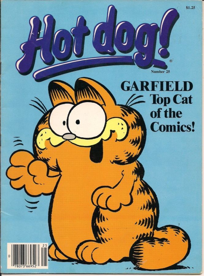 HOT DOG! magazine side cover Issue 25   1984