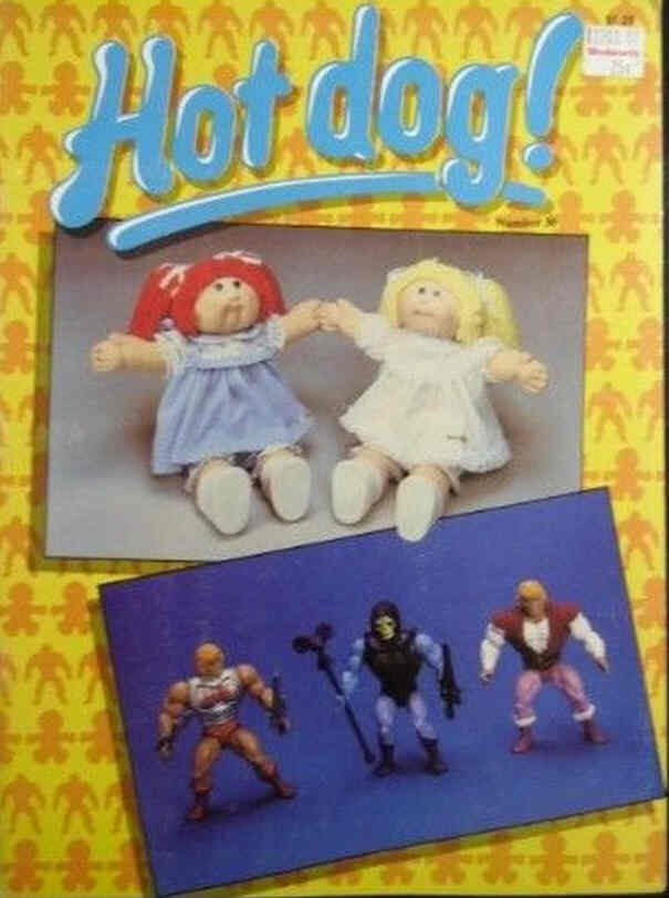 HOT DOG! magazine side cover Issue 30   1984