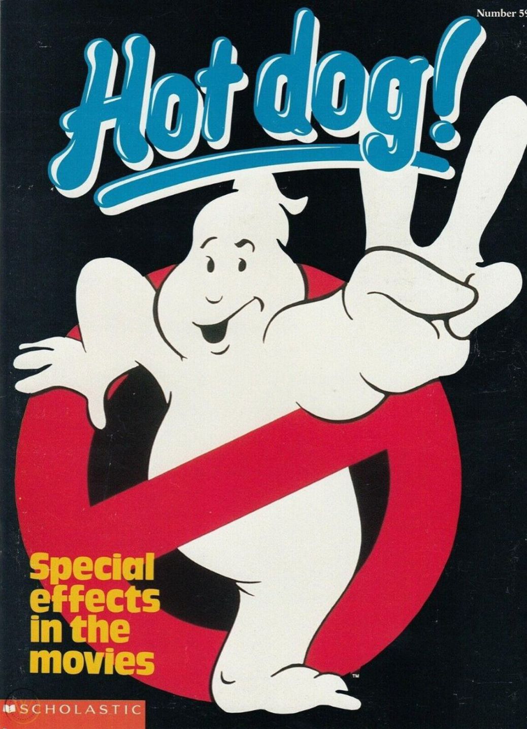HOT DOG! magazine side cover Issue 59   1989