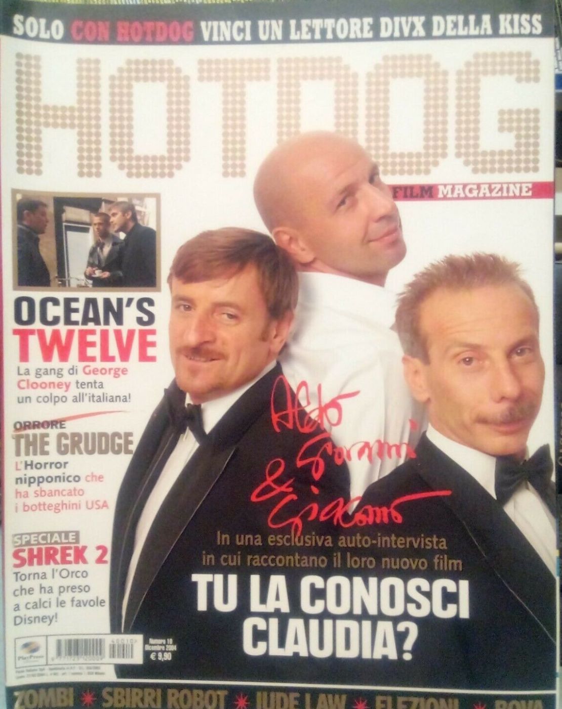 HOTDOG (It) magazine side cover Issue 10  December 2004
