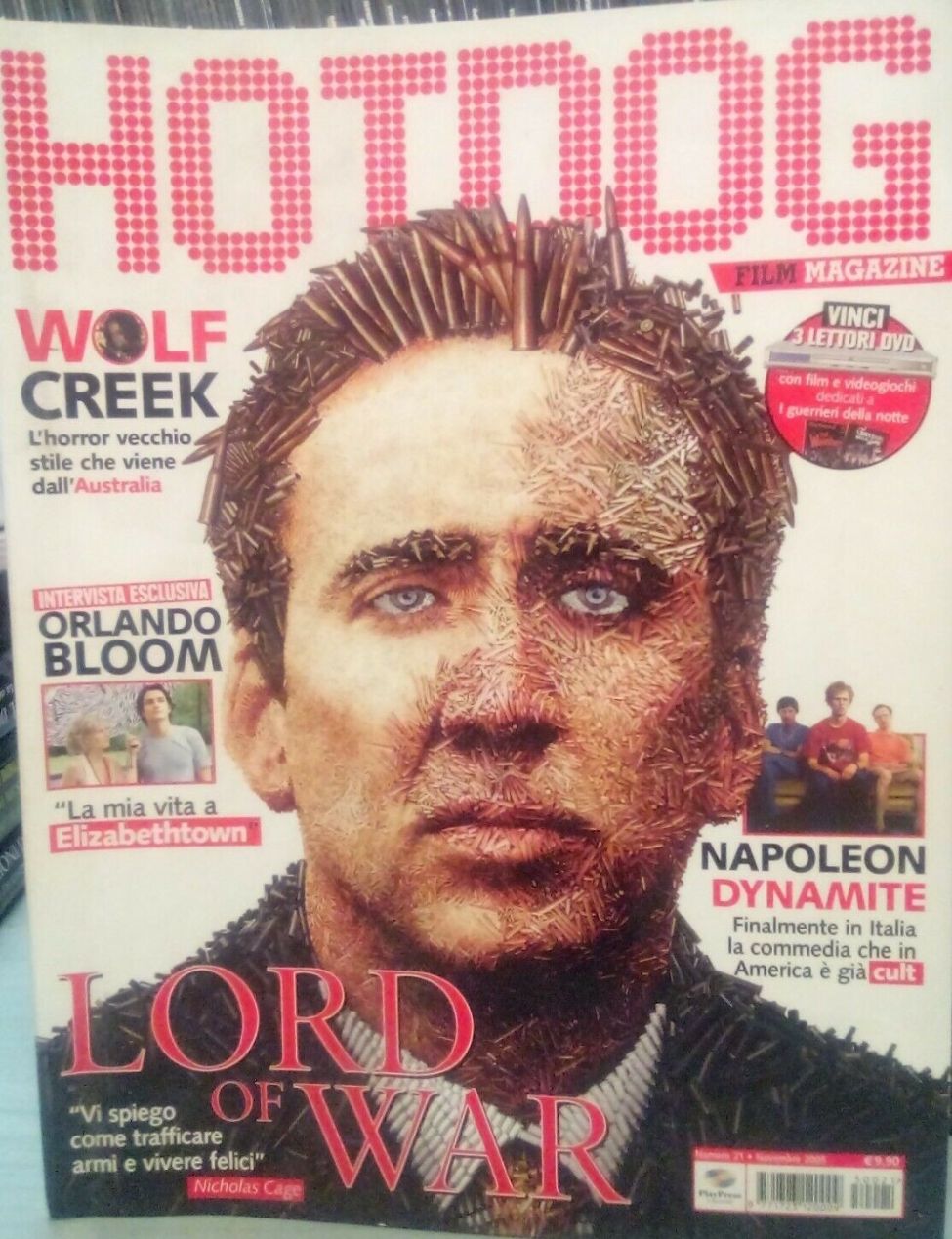 HOTDOG (It) magazine side cover Issue 21  November 2005