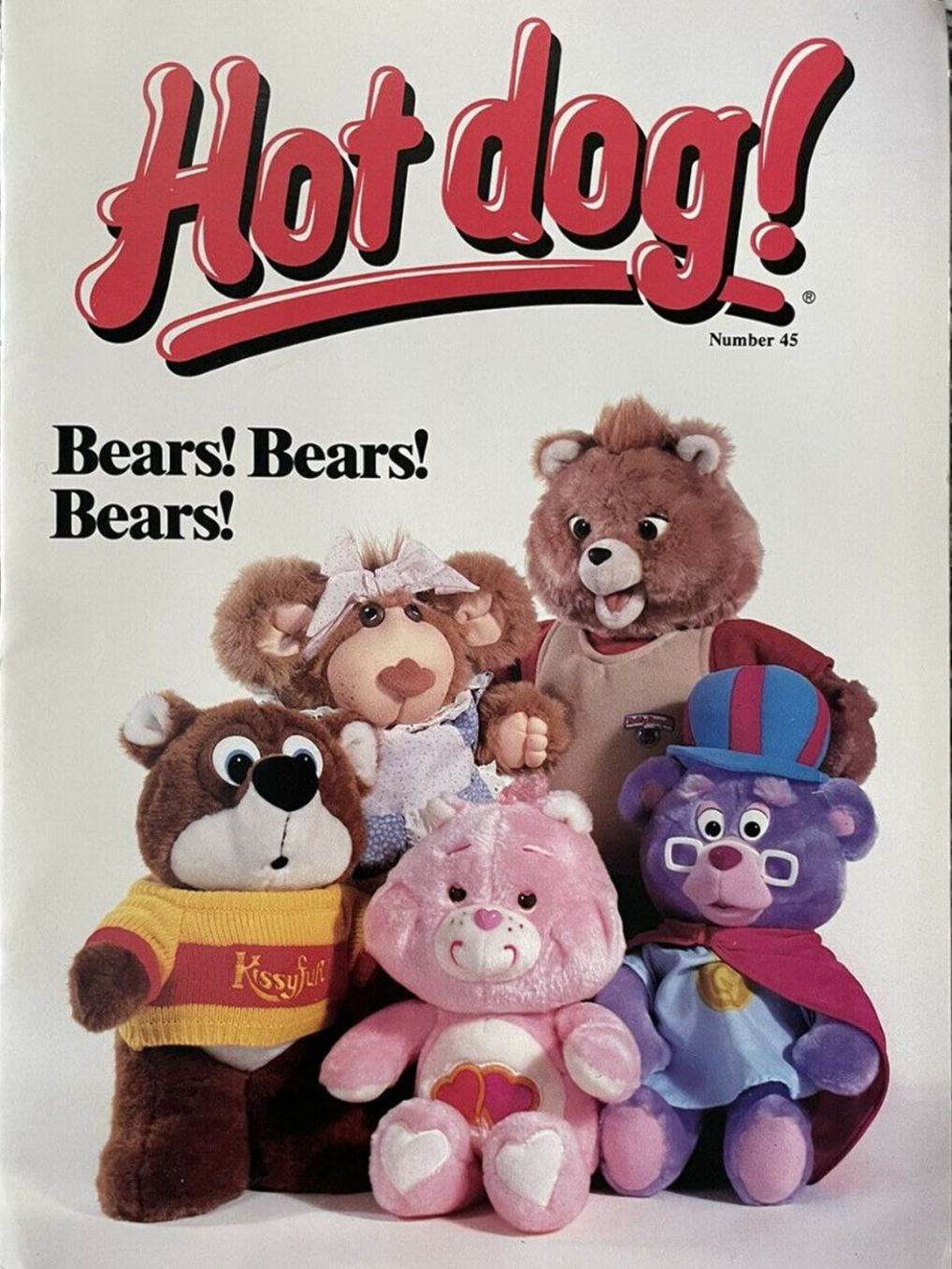 HOT DOG! magazine side cover Issue 45   1987