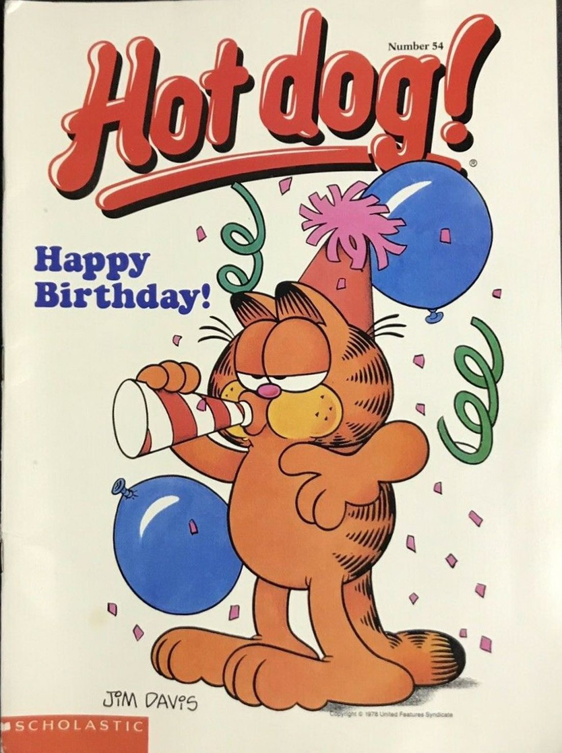 HOT DOG! magazine side cover Issue 54   1988