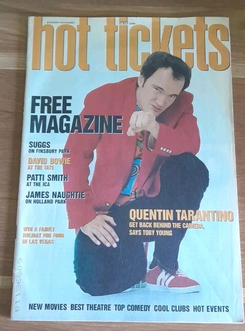 HOT TICKETS magazine side cover 31 May 1994