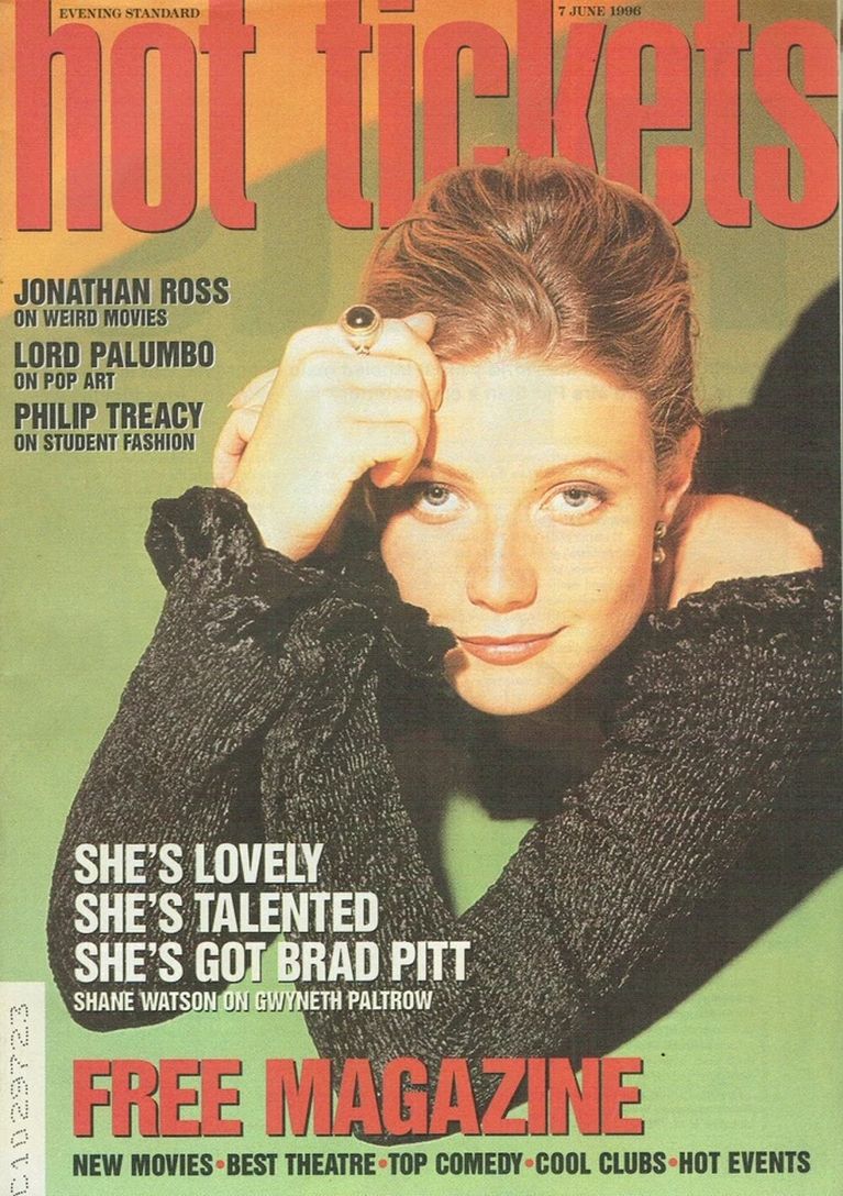 HOT TICKETS magazine side cover 7 June 1996