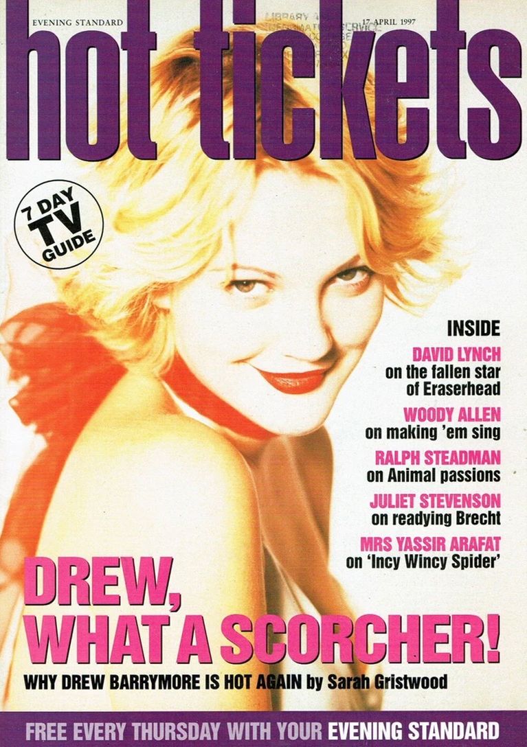 HOT TICKETS magazine side cover 17 April 1997