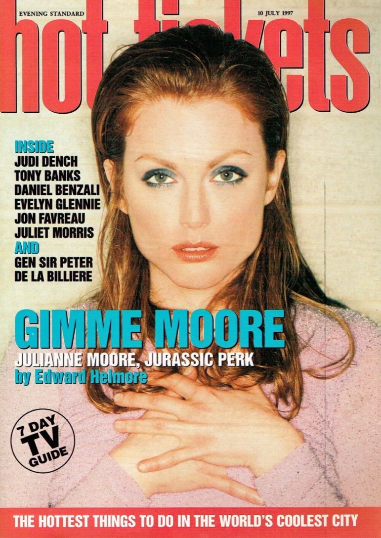 HOT TICKETS magazine side cover 10 July 1997