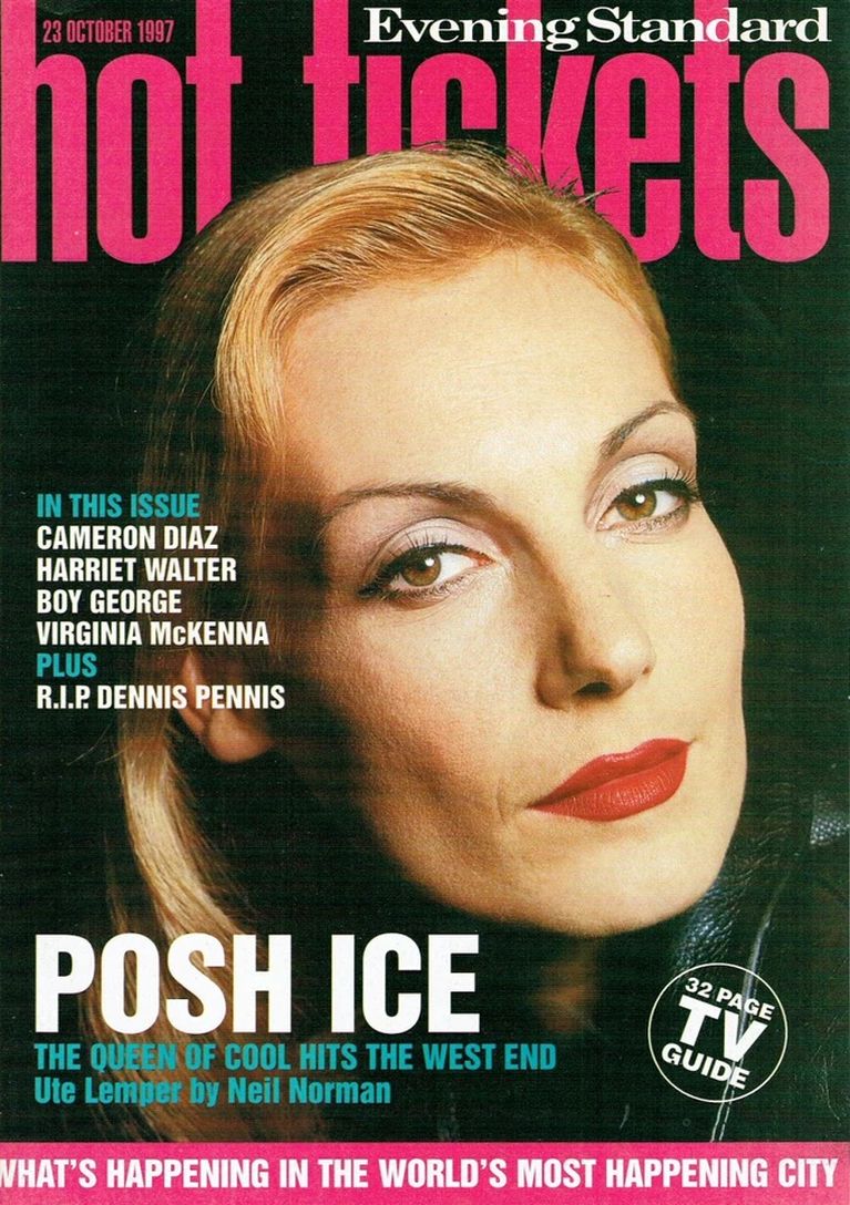 HOT TICKETS magazine side cover 23 October 1997