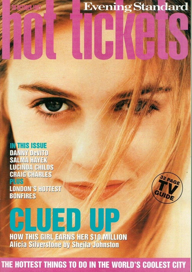 HOT TICKETS magazine side cover 30 October 1997